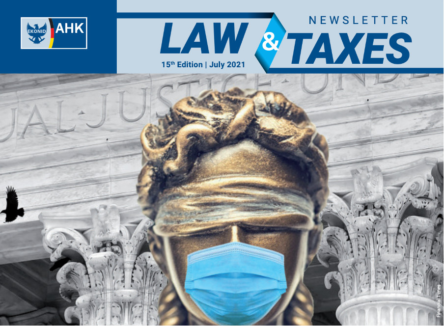 Ekonid Newsletter: Taxes and Law