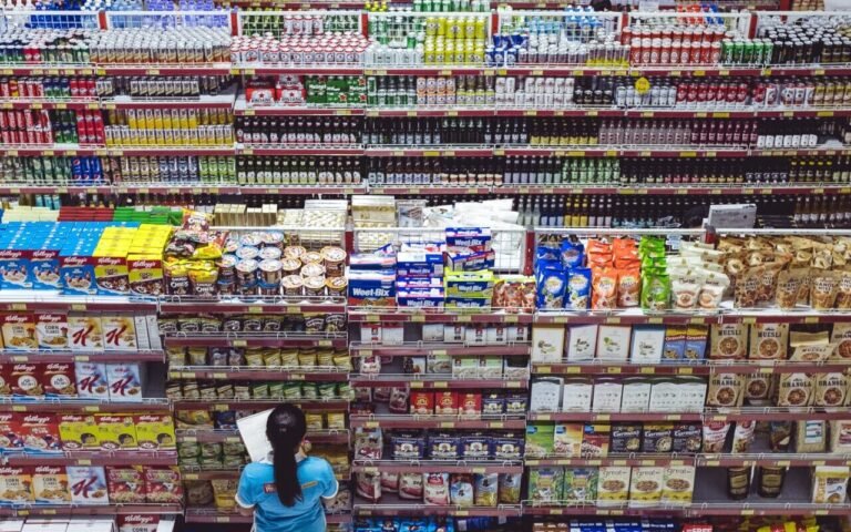 Big market in Ubud, Indonesia