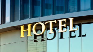 Modern hotel building exterior representing opportunities to start a hotel business in Bali
